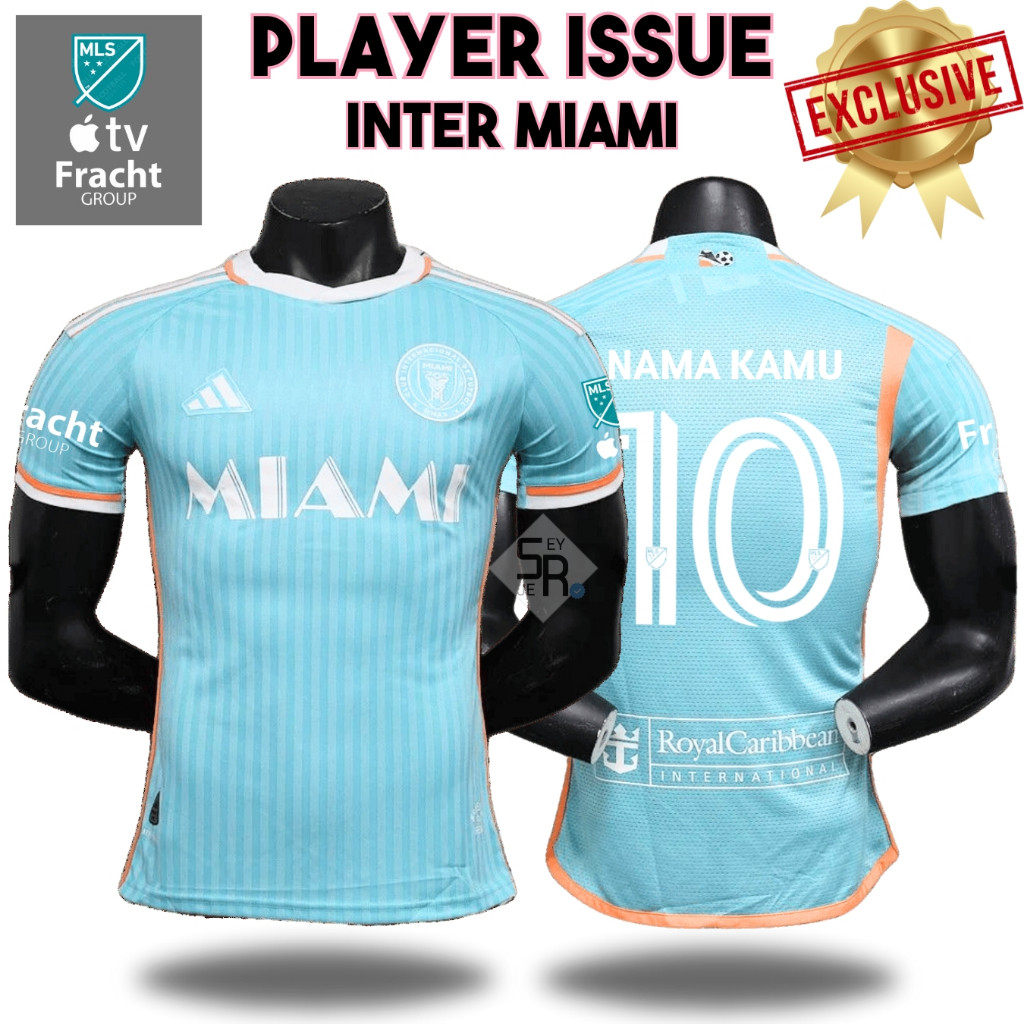 Jual Jersey Inter Miami Player Issue 2024 2025 3rd tosca baju sepak ...