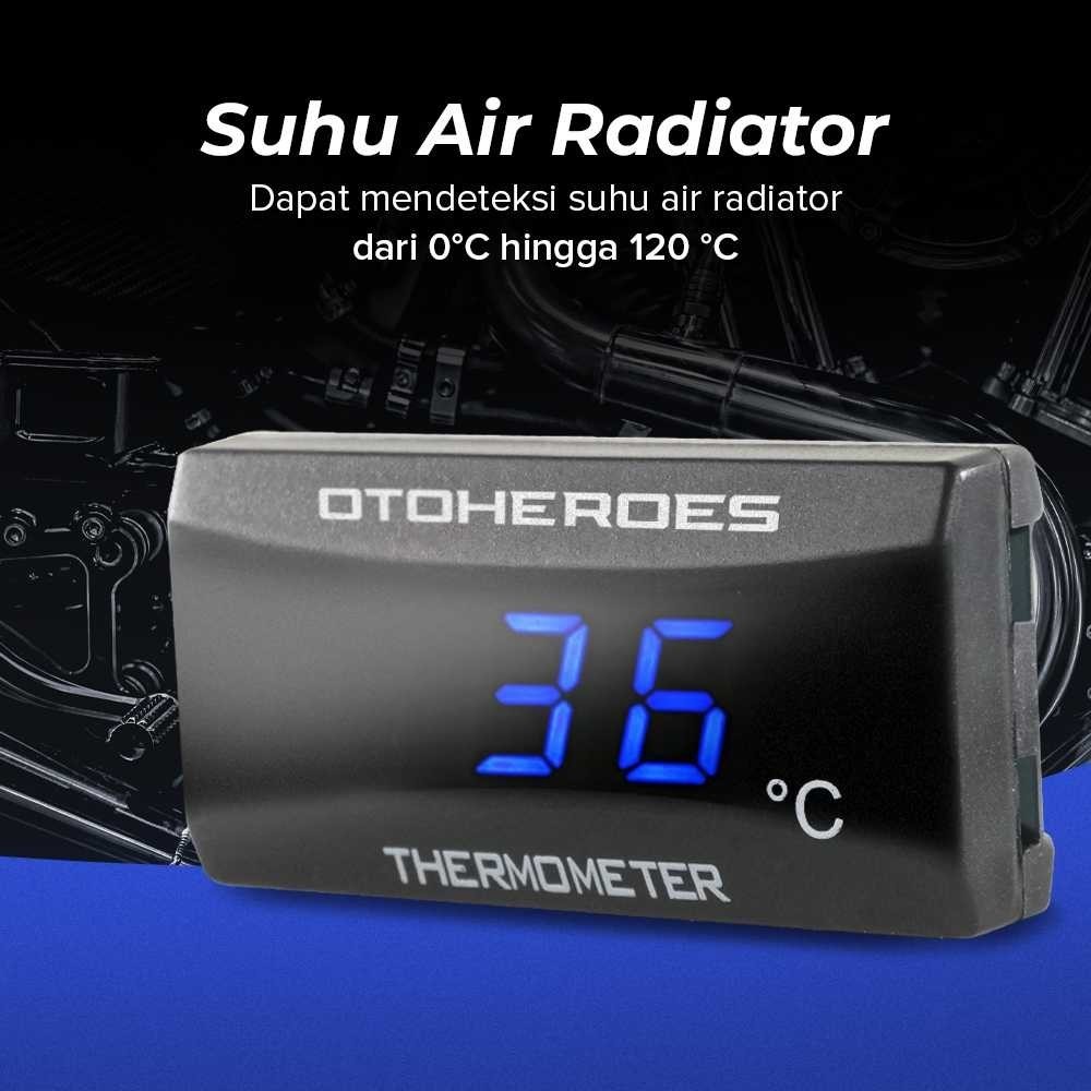 Jual Termometer Digital Pengukur Suhu Air Radiator Mesin | Digital ...