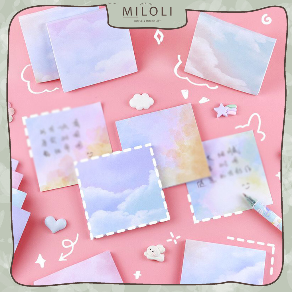 Jual [MILOLI] 50Lembar MEMO GALAXY Memo Pad Note Paper Notepad - C0058 ...