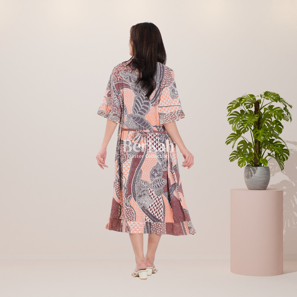 Daster Batik Rayon Busui Kancing Surya Teja 5