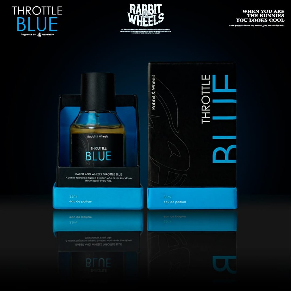 Jual Perfume THROTTLE BLUE - RABBIT AND WHEELS | Shopee Indonesia