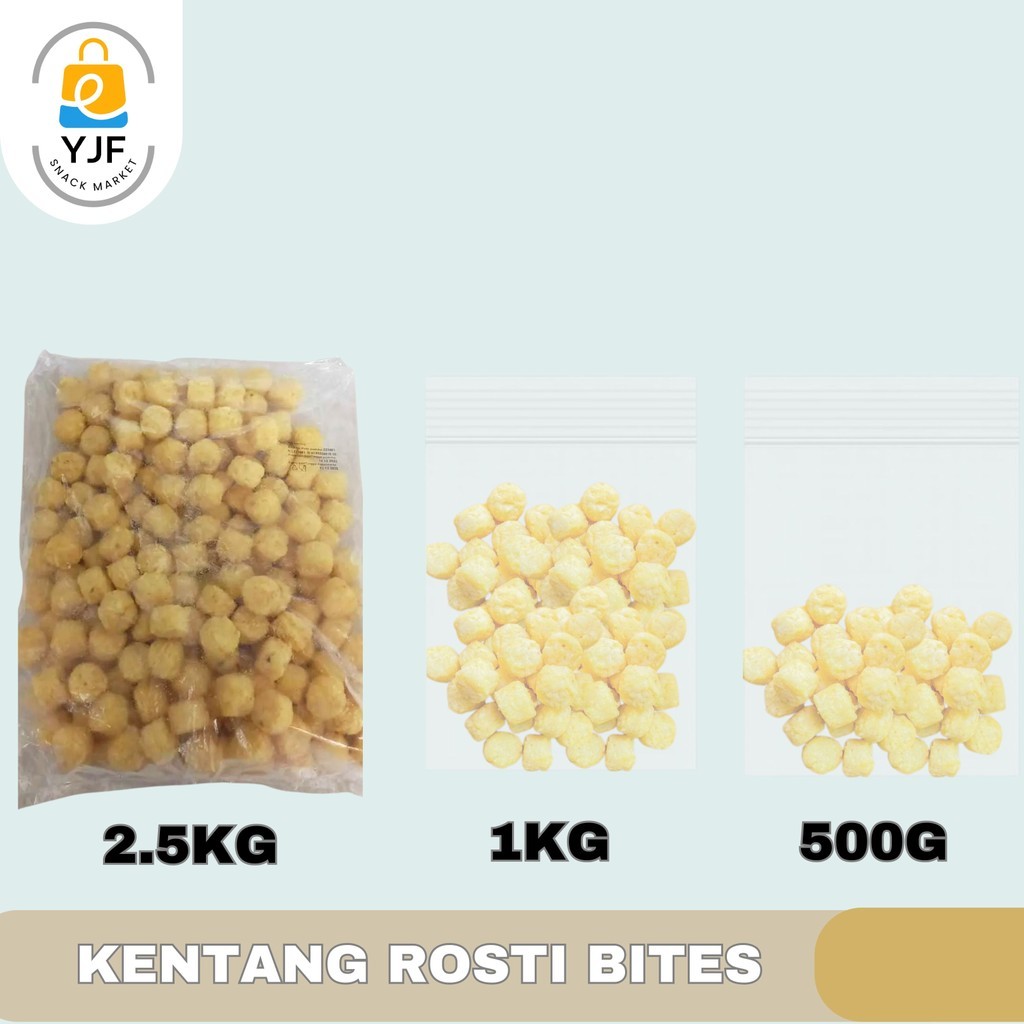 Jual Harvest Kentang Rosti Bites 2.5kg / Repack 1kg / 500g / Potato ...