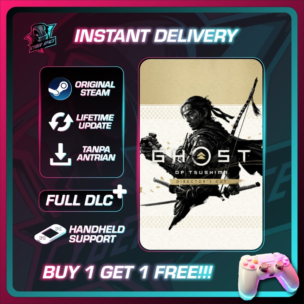 Jual [BONUS 1 GAME] Ghost of Tsushima DIRECTOR'S CUT PC Original / Main ...
