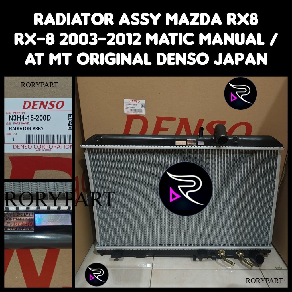 Jual RADIATOR ASSY MAZDA RX8 RX-8 RX 8 2003-2012 MATIC MANUAL ORIGINAL ...