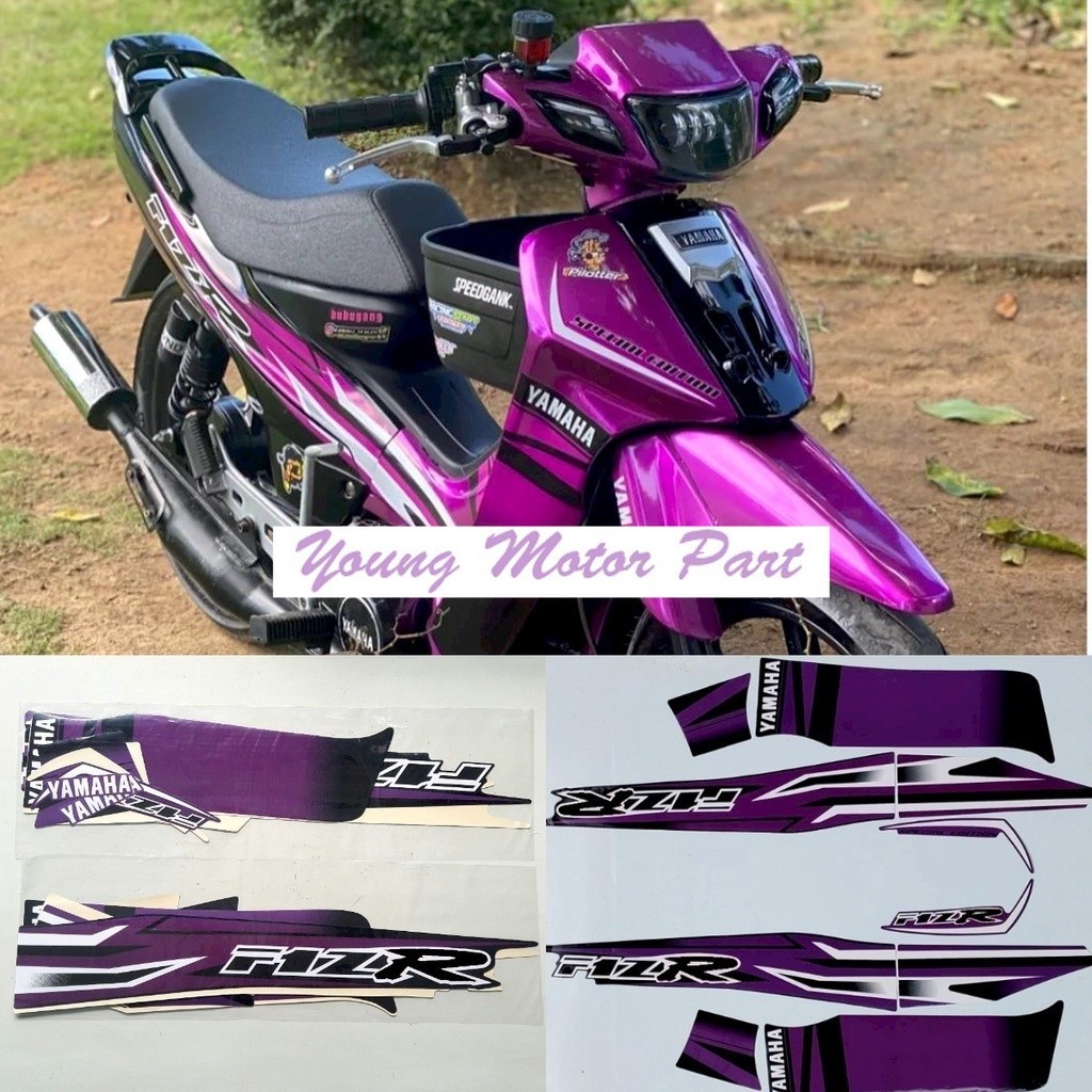 Jual Striping stiker polet motor yamaha fizr fiz r f1 zr special ...