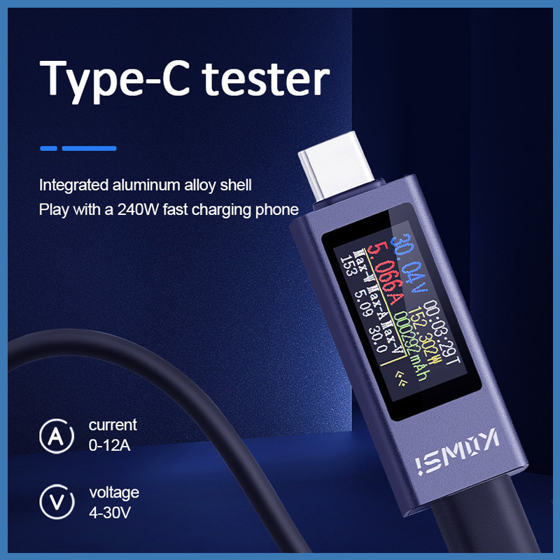 Jual KWS-2302C USB Type C Tester Current Voltage Power Meter ...