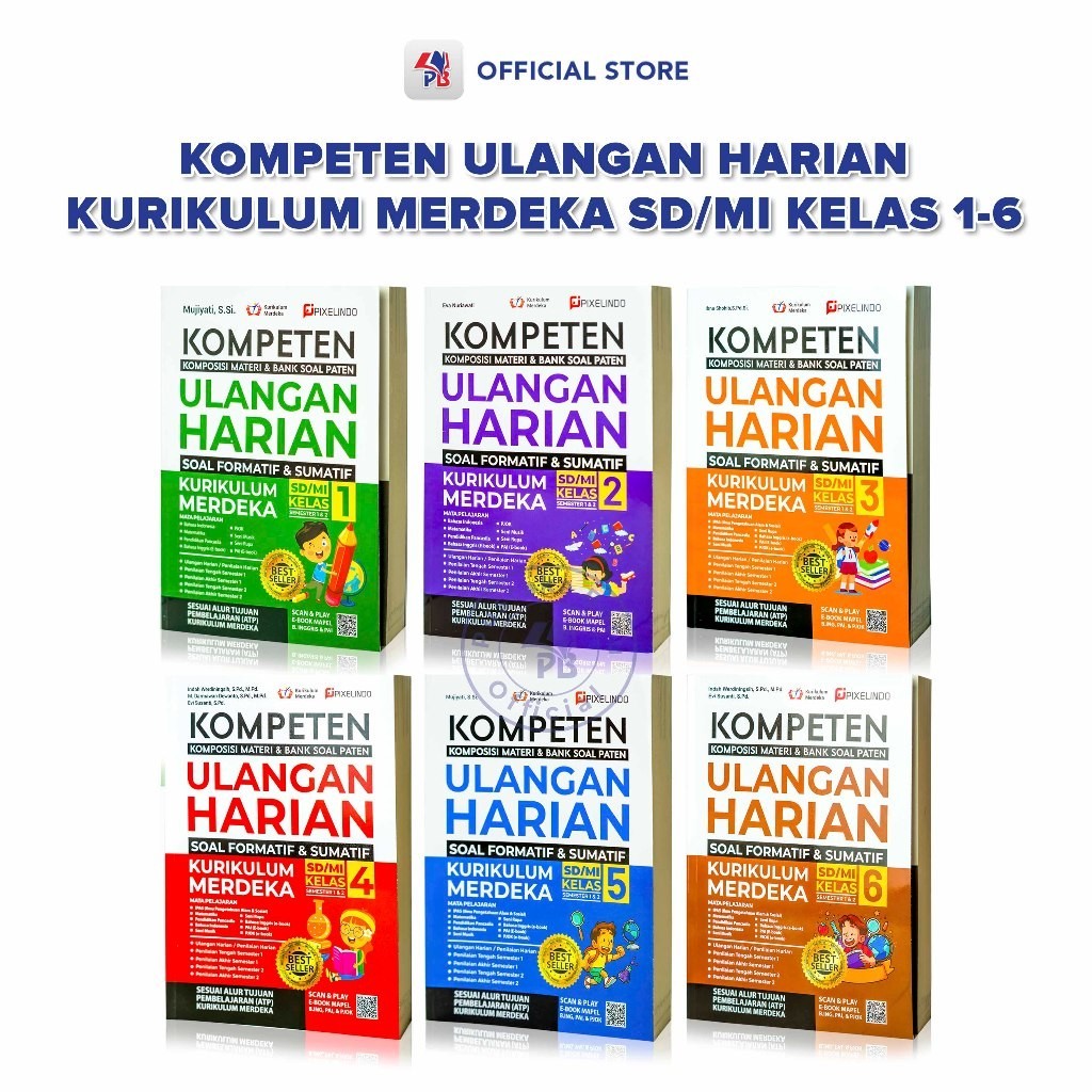 Jual Buku Ulangan Harian Kurikulum Merdeka SD / Kompeten Ulangan Harian ...