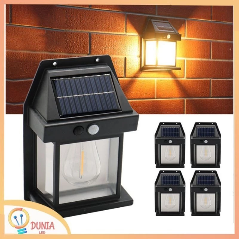 XY-888 Lampu Dinding Solar Sensor Gerak Hemat Listrik | AutoStock