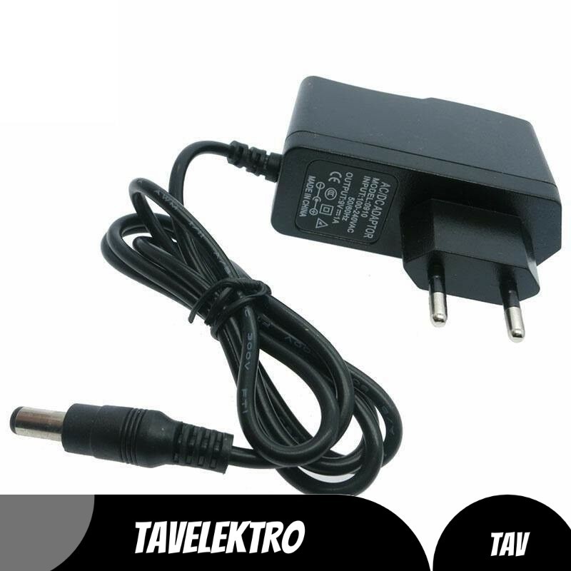 Jual Adaptor 9V 1A DC Power Supply Input 220V Arduino Router 5.5x2.1mm ...