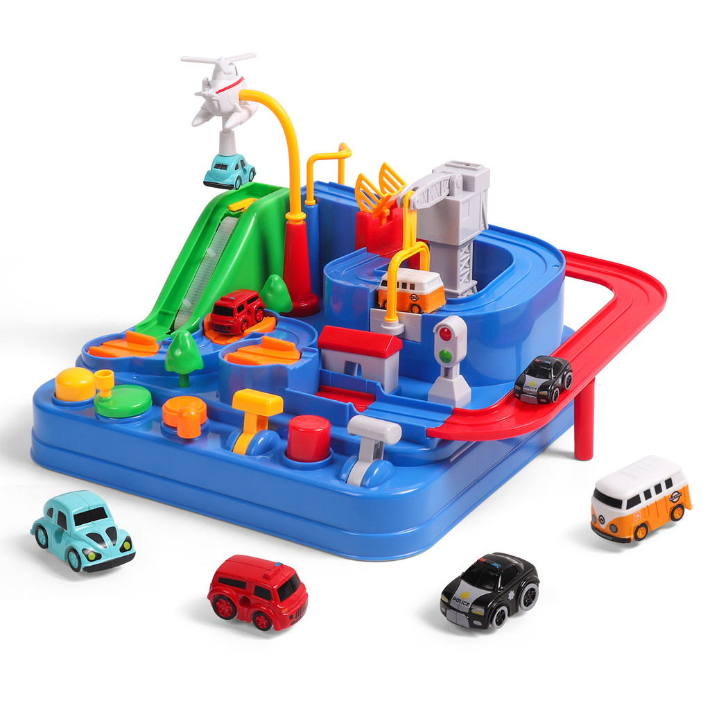 Jual Cars Track Toys, Car Adventure Toys, Intelligence Educational City ...