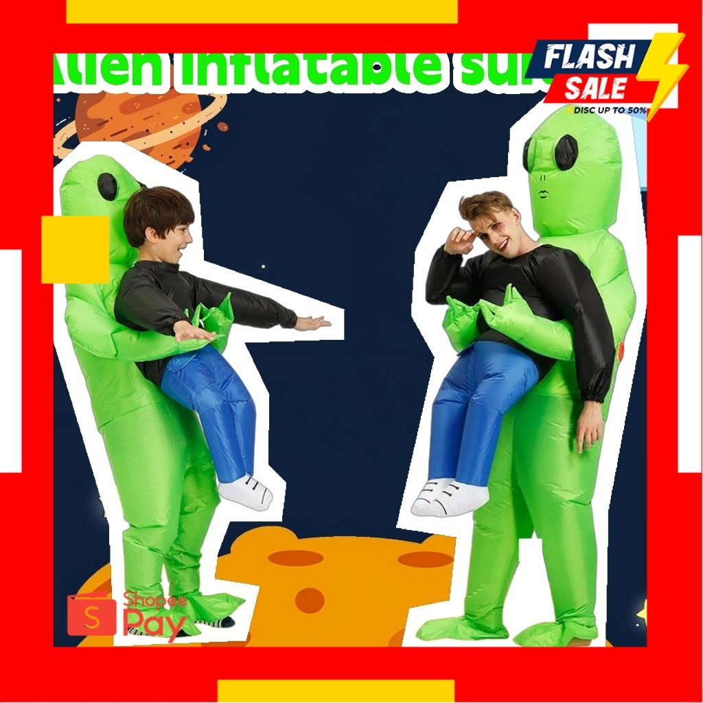 Jual HALOWEEN 10.10 | Alien ET Props inflatable suit Children's ...