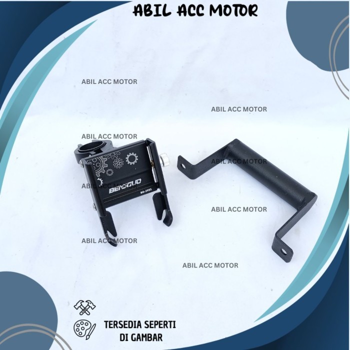 Jual PAKET HOLDER GPS HP R15 V3 PHONE HOLDER BG ALUMUNIUM STANG MOTOR ...