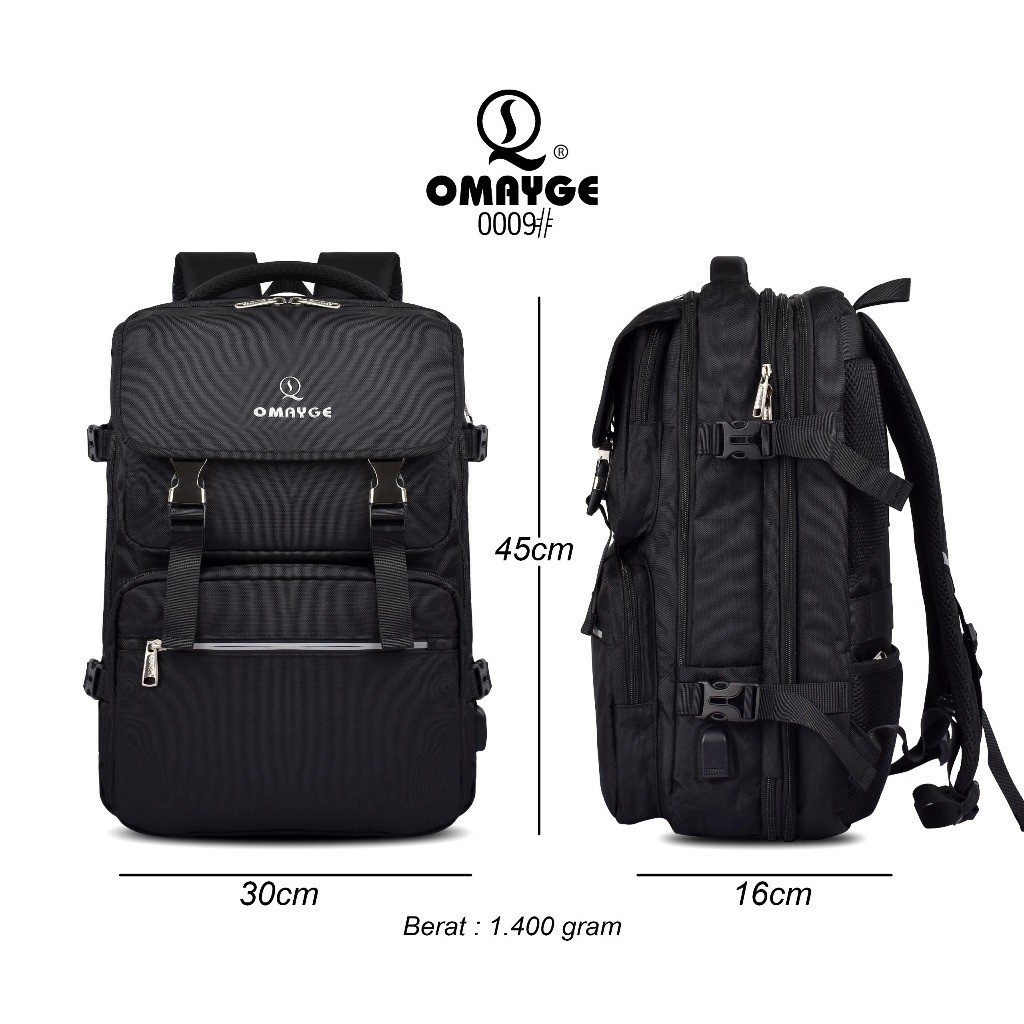 Jual Omayge Tas Ransel Omayge 0009 Tas Backpack Tas Laptop Pria Tas ...