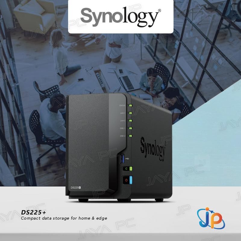 Jual Synology DS225+ DiskStation 2-BAY NAS Server Cloud Storage Intel ...
