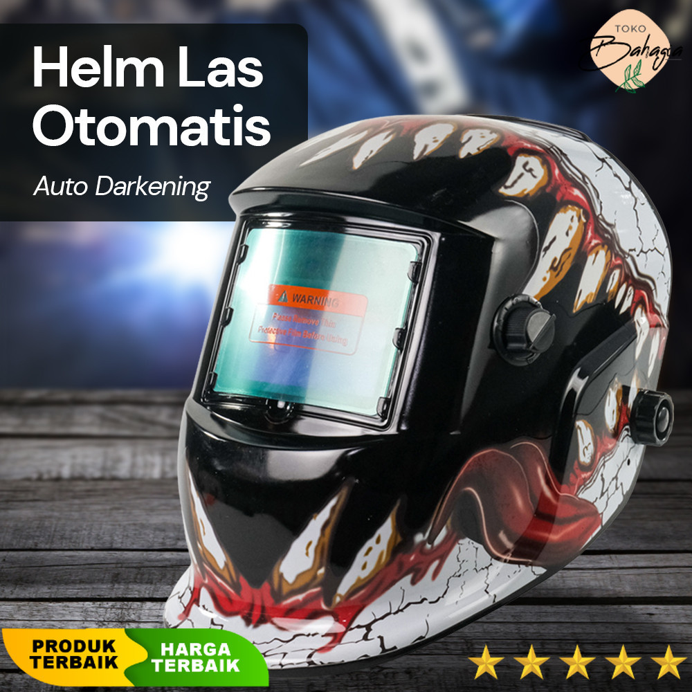 Jual Helm Las Otomatis Auto Darkening Welding Helmet | Shopee Indonesia