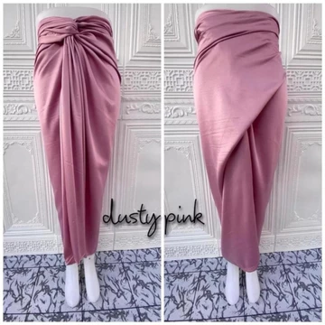 Rok Lilit Polos Satin PREMIUM Wrap Skirt Rok Lilit Polos Rok Lilit Satin Wrap Skirt