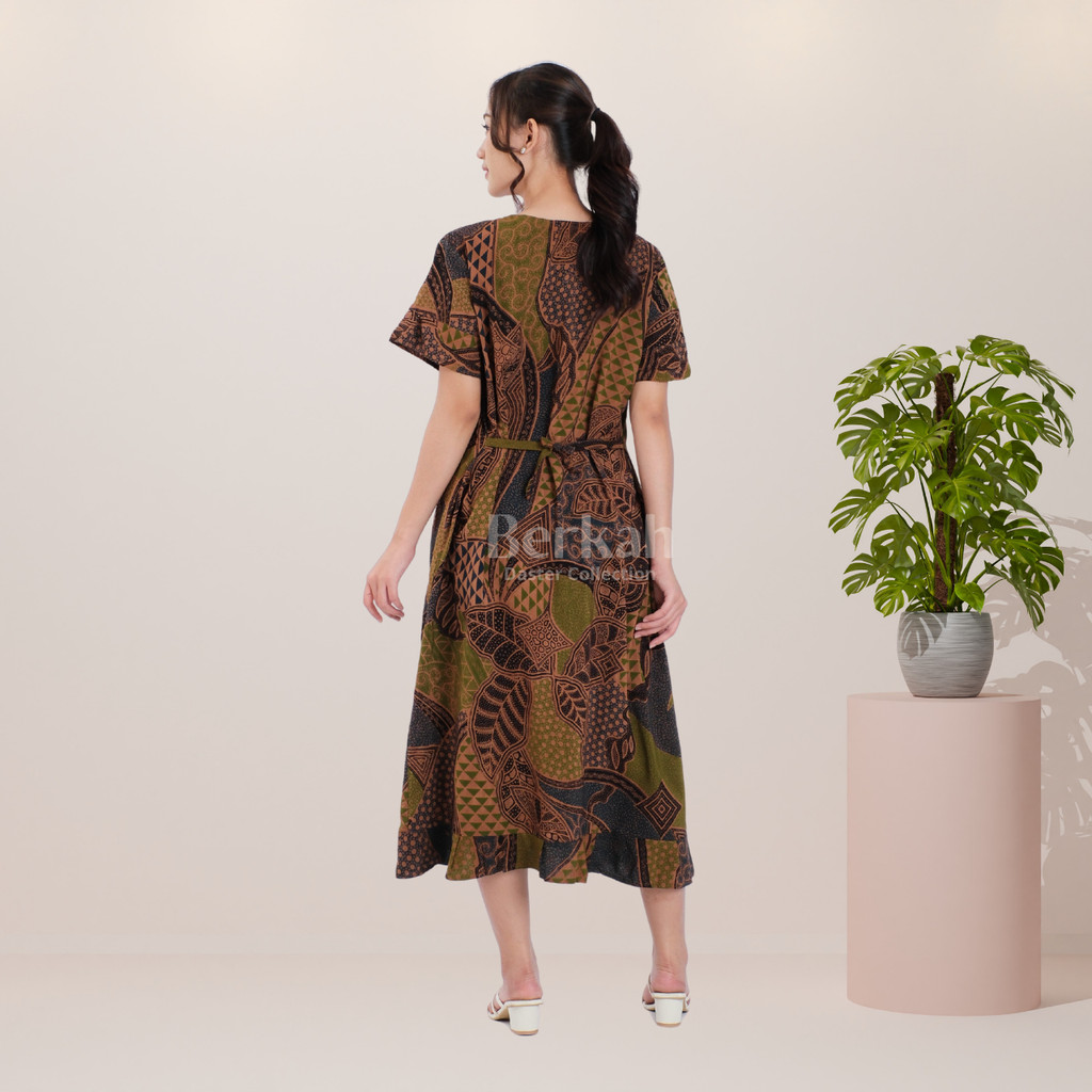 Daster Batik Rayon Busui Resleting Surya Teja 3