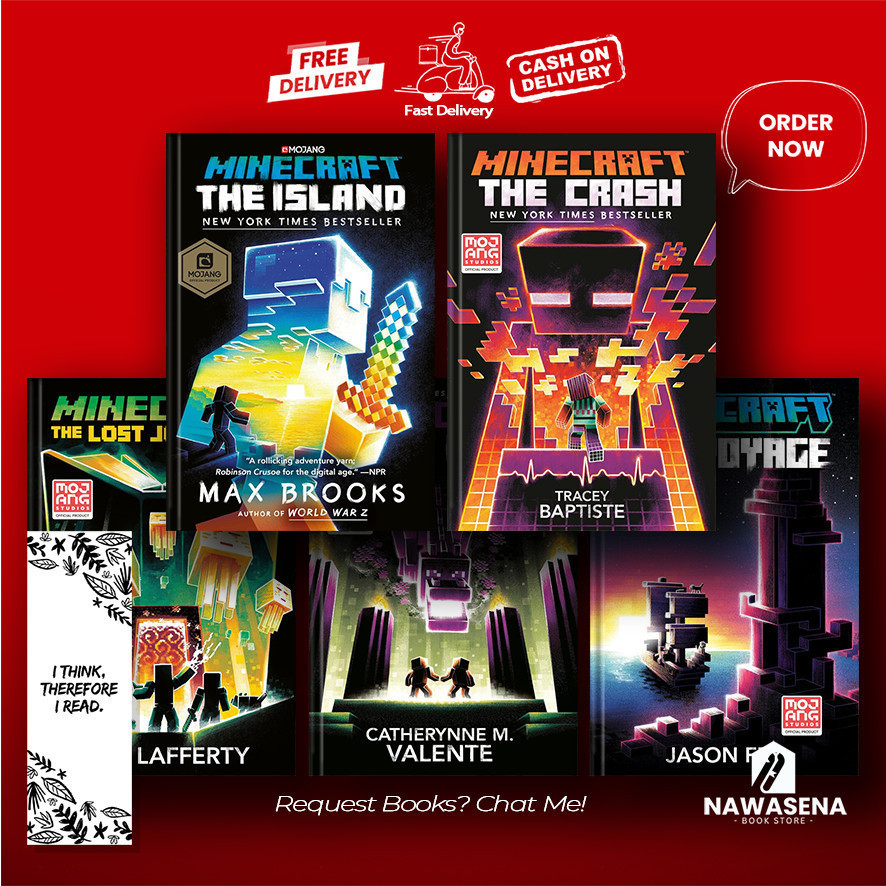 Jual Minecraft (Novels) (22 book series) By Max Brooks (English ...