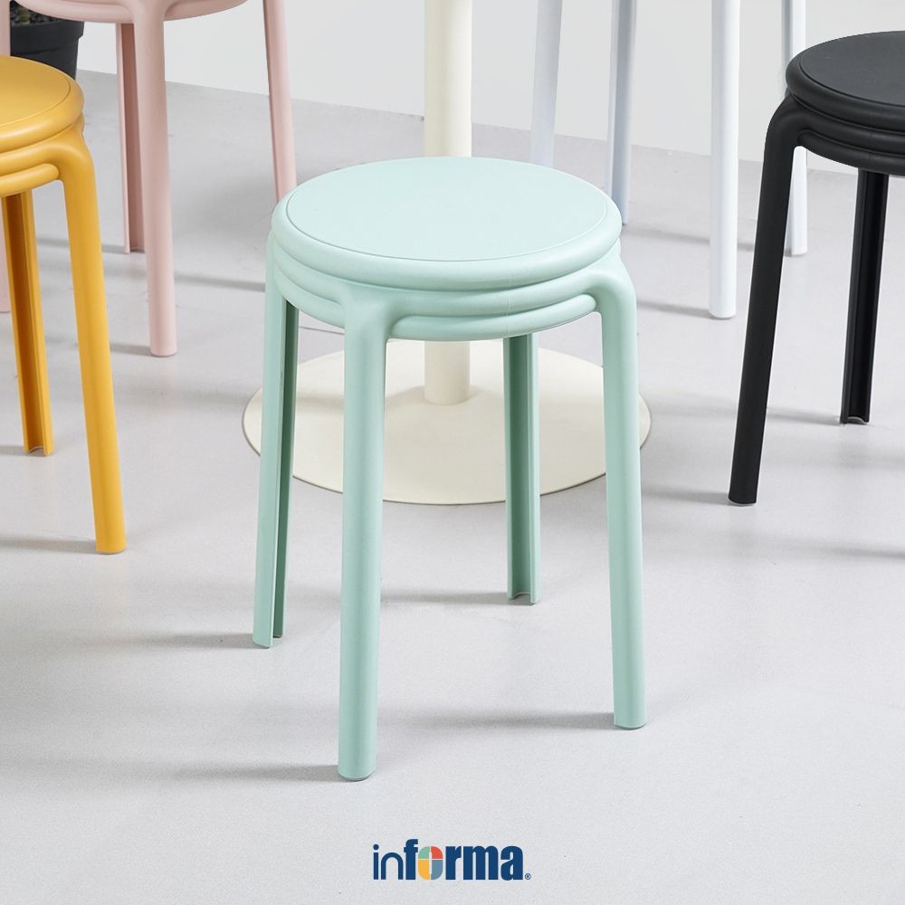 Jual Informa Haldon Bangku - Hijau Mint Multipurpose Stool Bangku Makan ...