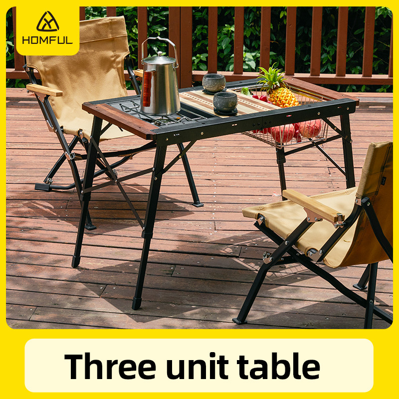 Jual Homufl Outdoor 3-Unit IGT Table Three-Level Height-Adjustable ...