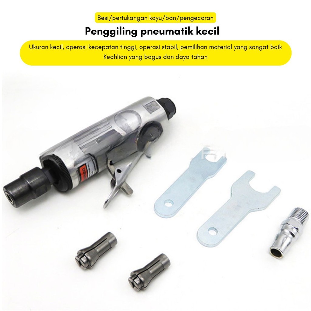Jual Air Die Grinder Kecil 6mm Tuner Gurinda 3mm BR187 Mesin Mill Angin ...