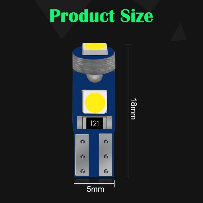 Jual Led T5 Speedometer Indikator Dashboard 3smd lampu speedo meter 3 ...