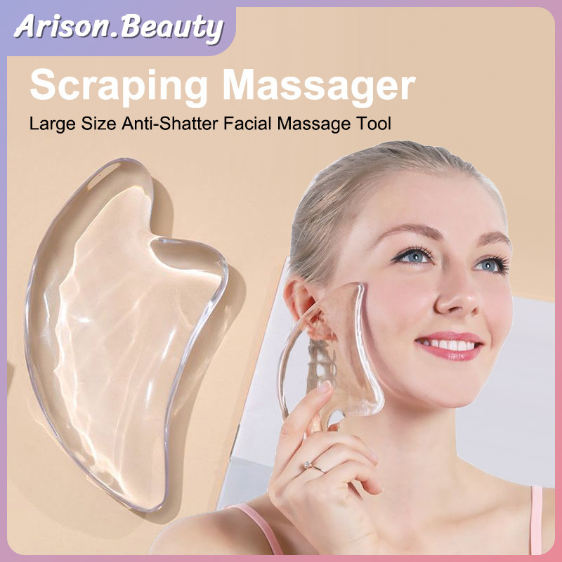 Jual GuaSha Board Transparent Facial Massage Alat Mijit Wajah dan Badan ...