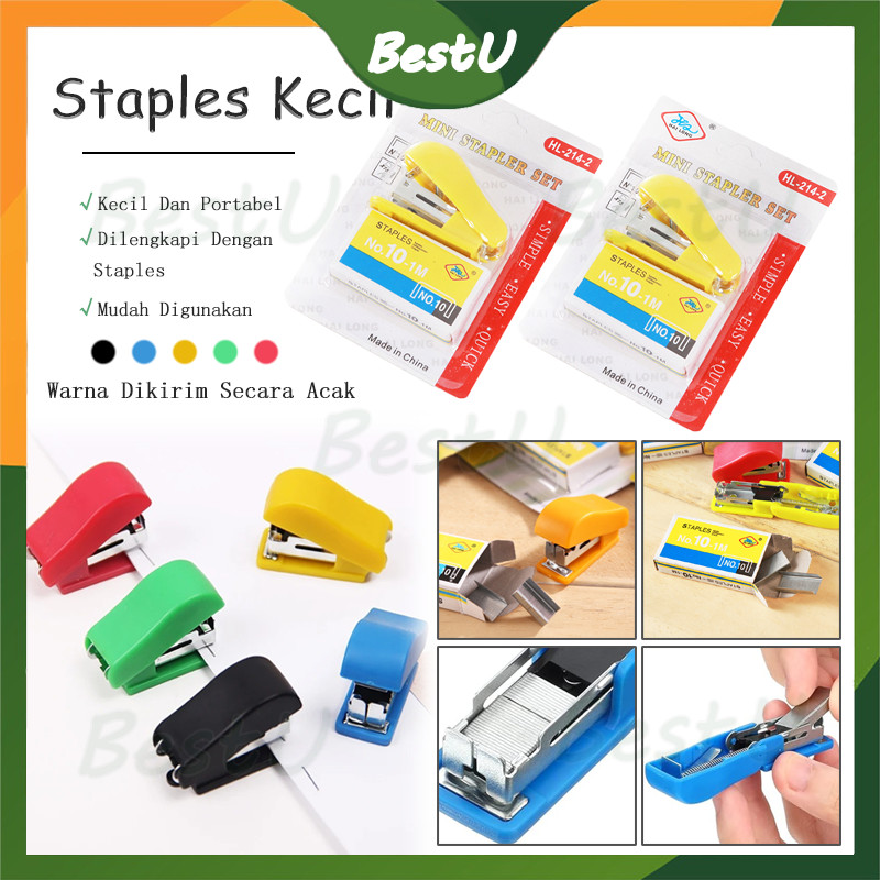 Jual Stapler/Stapler Mini/Set Stapler /steples / steples mini | Shopee ...