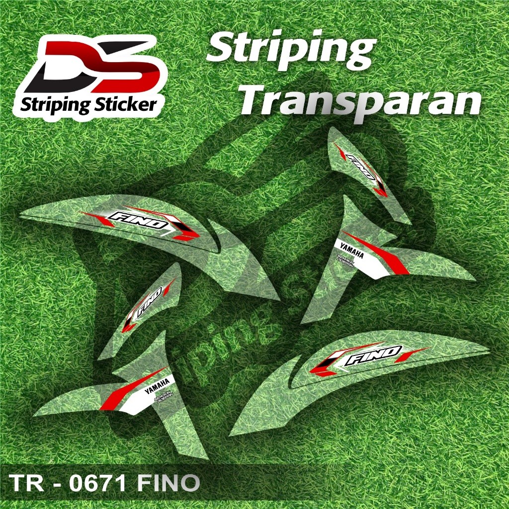 Jual Striping Stiker Transparan Fino( TR-0671) List Variasi Sticker ...