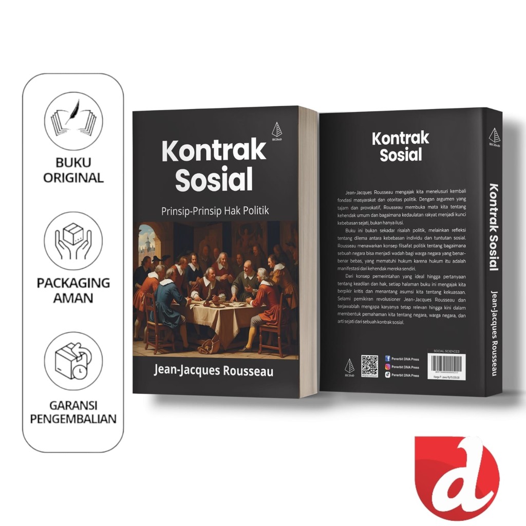Jual IRCiSoD - Buku Kontrak Sosial (Prinsip-Prinsip Hak Politik) - Jean ...