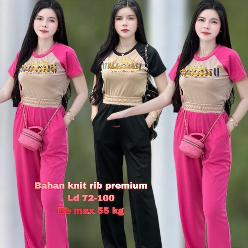 Jual KAYDEN STORE SM COLLECTIONN ONE SET KEYSHION WANITA KNIT RIB ...