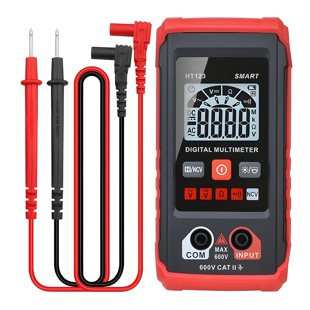 Jual Clivo Digital Multimeter HT123 AC DC 4000 Counts Multitester Smart ...