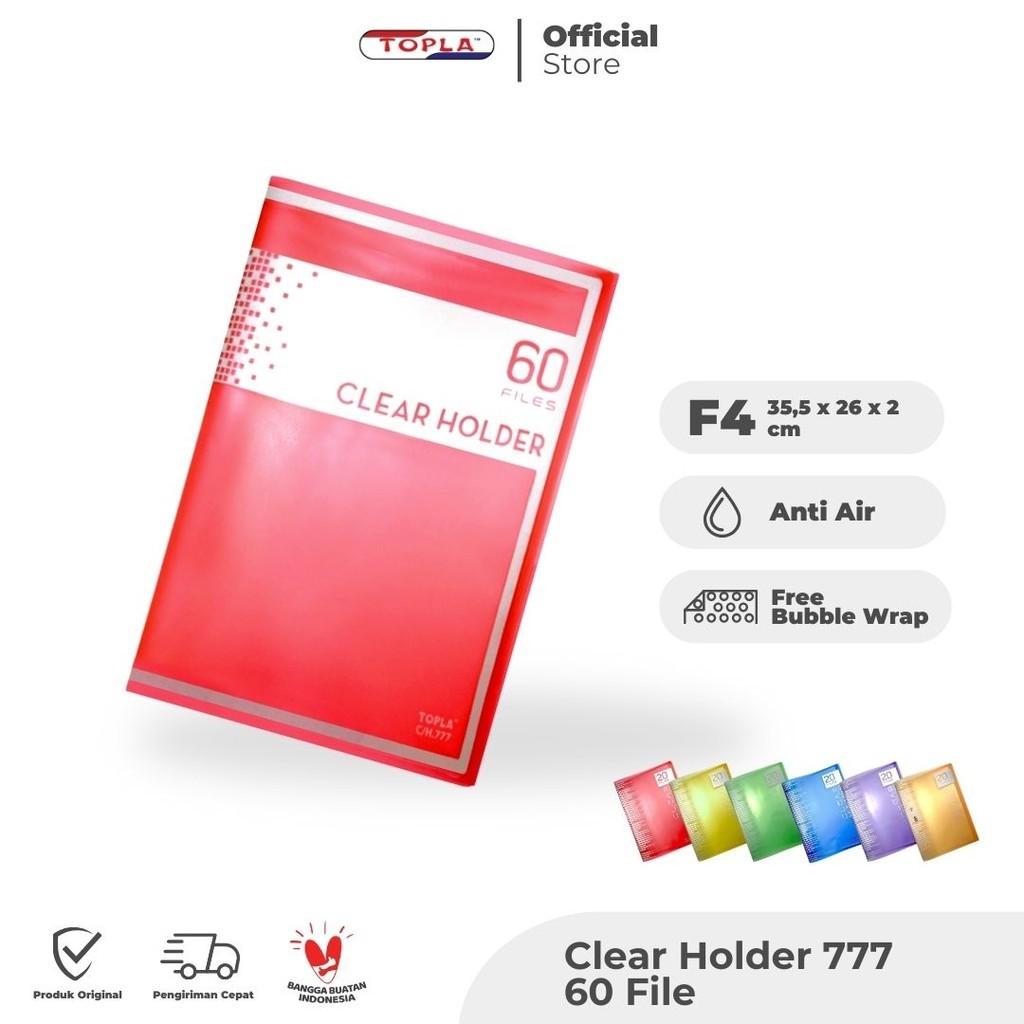 Jual Clear Holder 777 display book map dokumen ijazah kertas berkas ...