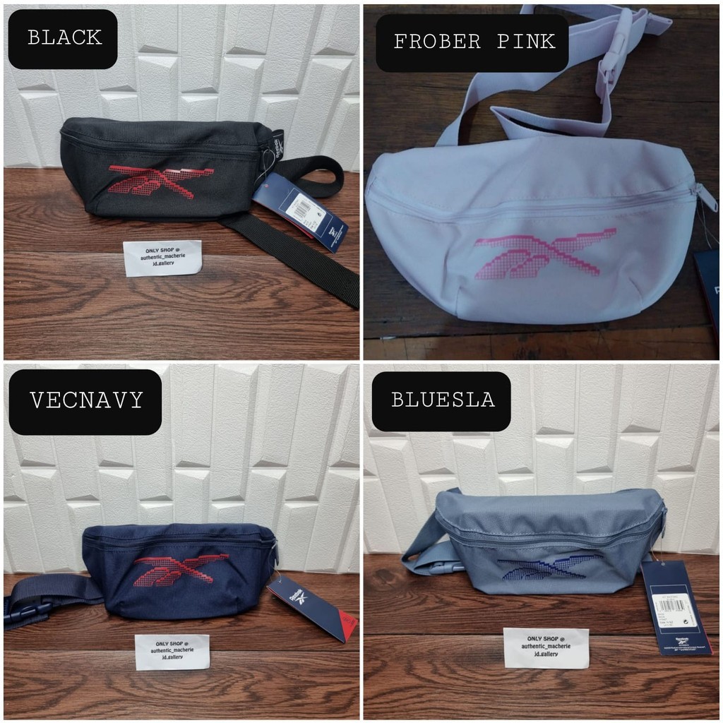 Jual ORIGINAL SALE 70% TAS WAISTBAG REEBOK HF8424 HF8425 HF8426 HF8427 ...