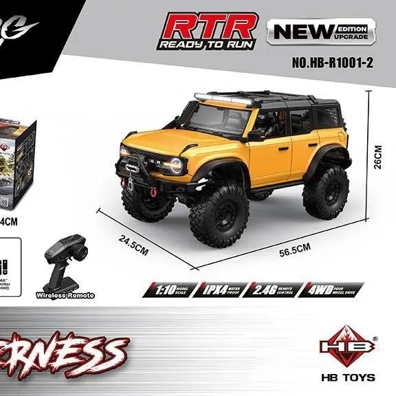 Jual HUANGBO HB-R1001-2 R1002-2 rc crawler 1:10 winch LED light diff ...