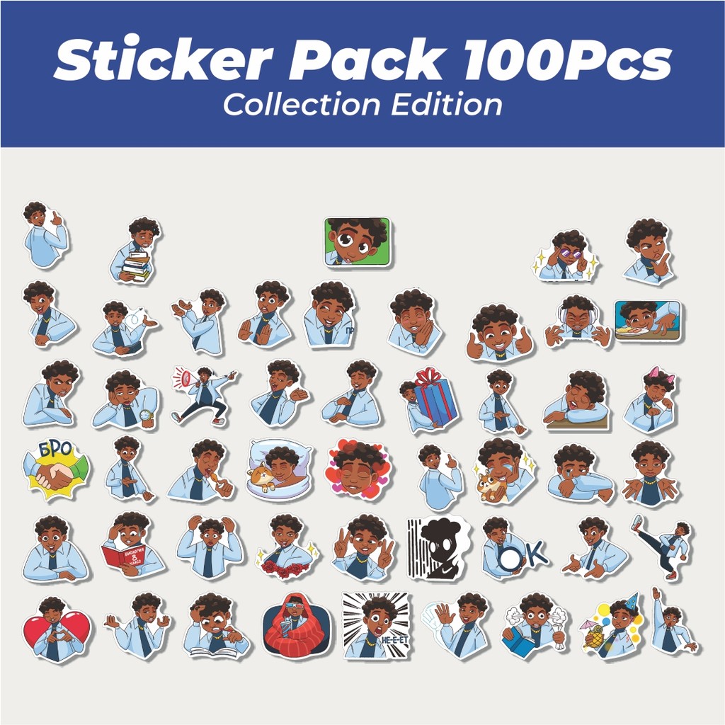 Jual Hot Stiker Mike Lucu Anti Air Stikers Berperekat Waterproof ...