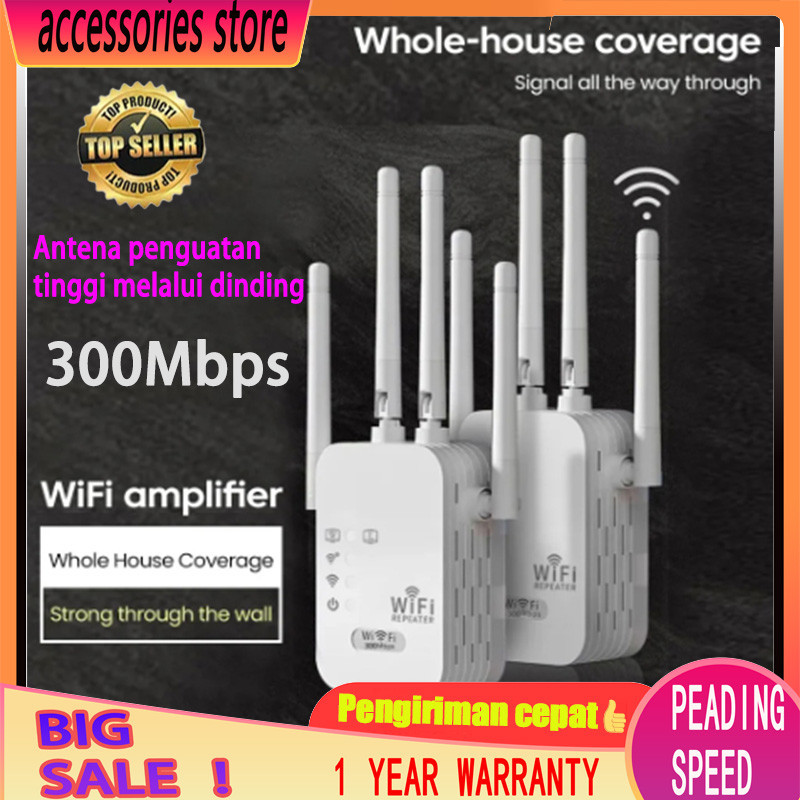 Jual Penguat sinya wifi / extender wifi / wifi repeater300 mbps jarak