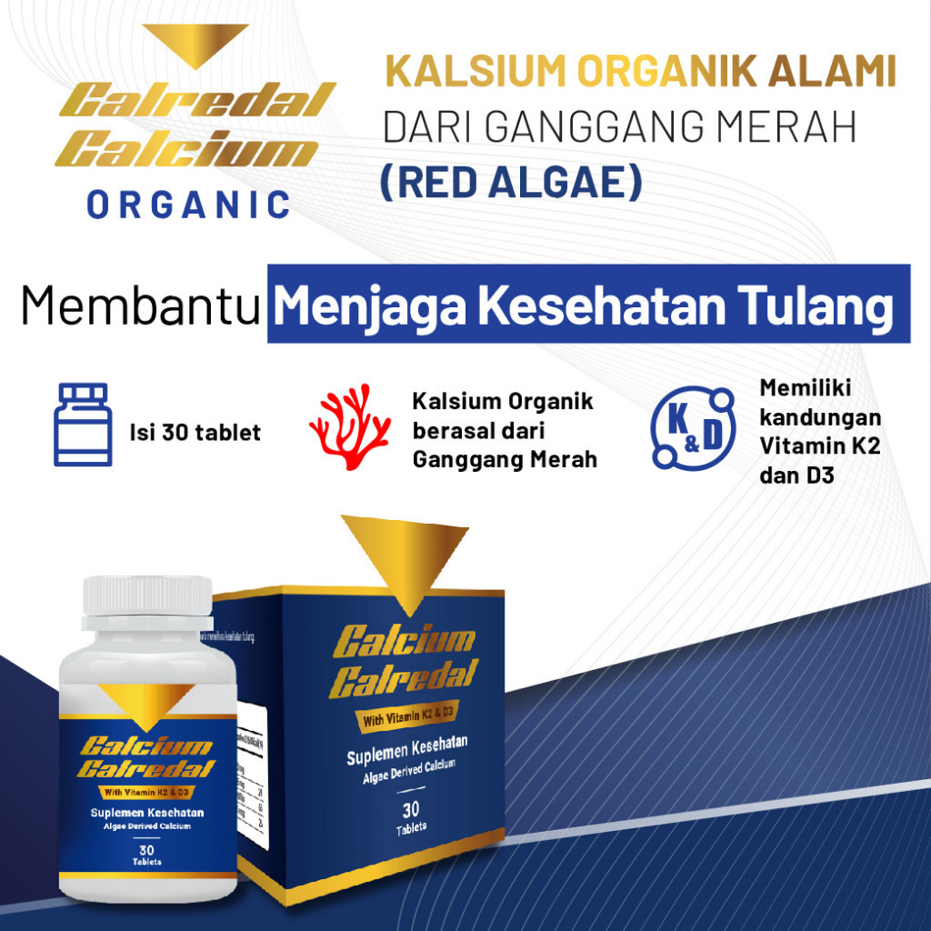 Jual CALCIUM CALREDAL 30 TABLET - 5100 Poin GM | Shopee Indonesia