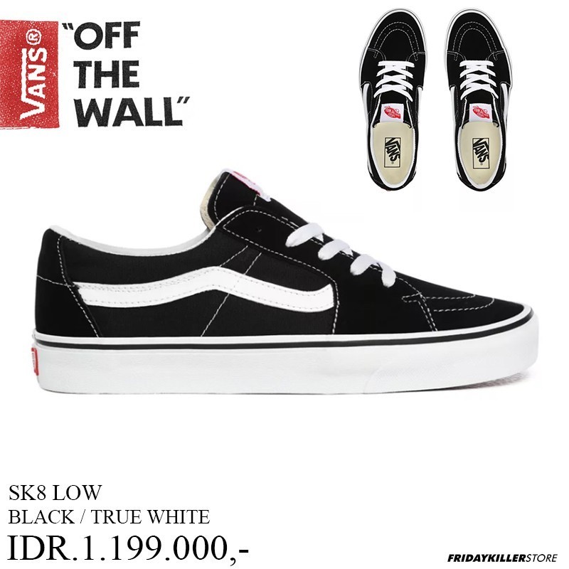 Jual SEPATU SNEAKERS CLASSIC CASUAL PRIA WANITA HITAM ORIGINAL VNS