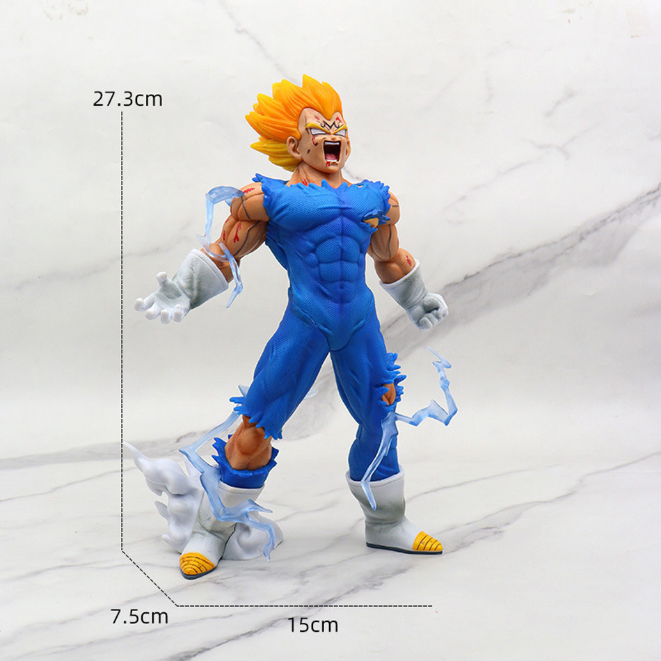 Figura de acción de Dragon Ball Z GK Vegeta, 27cm, auto explosión