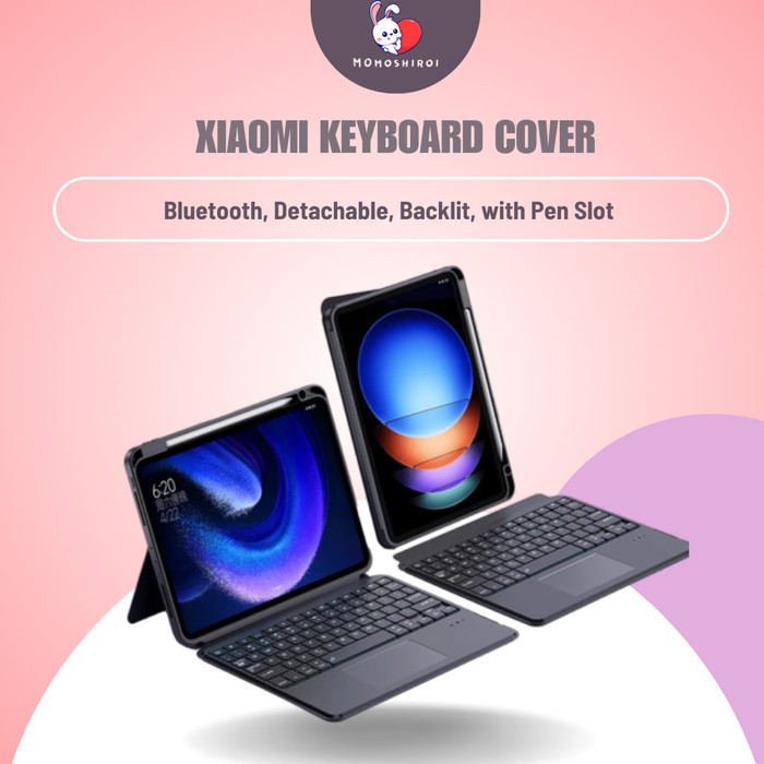 Clavier Tactile Xiaomi Mi Pad 7 / Pro - Support Magnétique Rabat - Noir