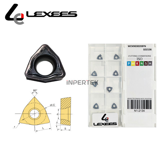 Jual Insert WCMX 030208 FN LEXEES Pahat Milling WCMX 03 02 08 Mata ...