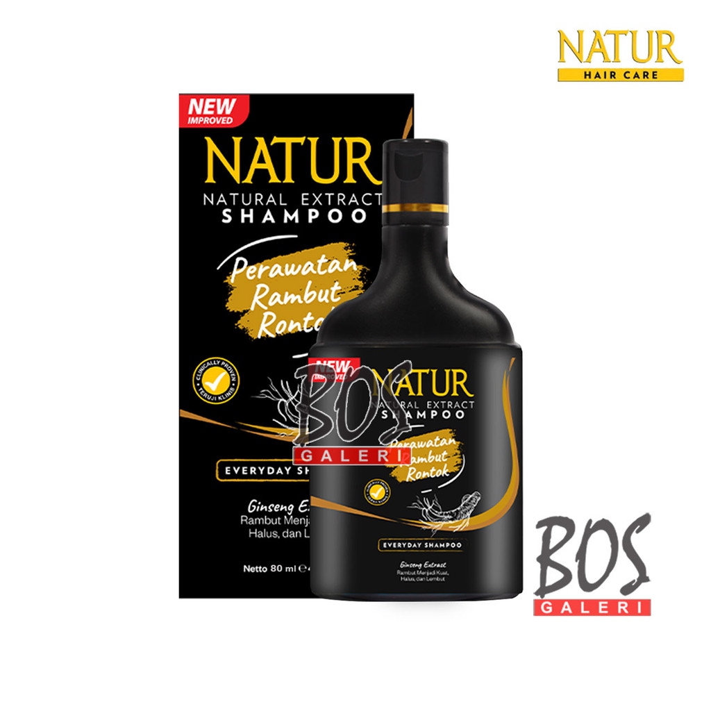 Jual NATUR Paket Perawatan Rambut Rontok Hair Fall Treatment Ginseng ...