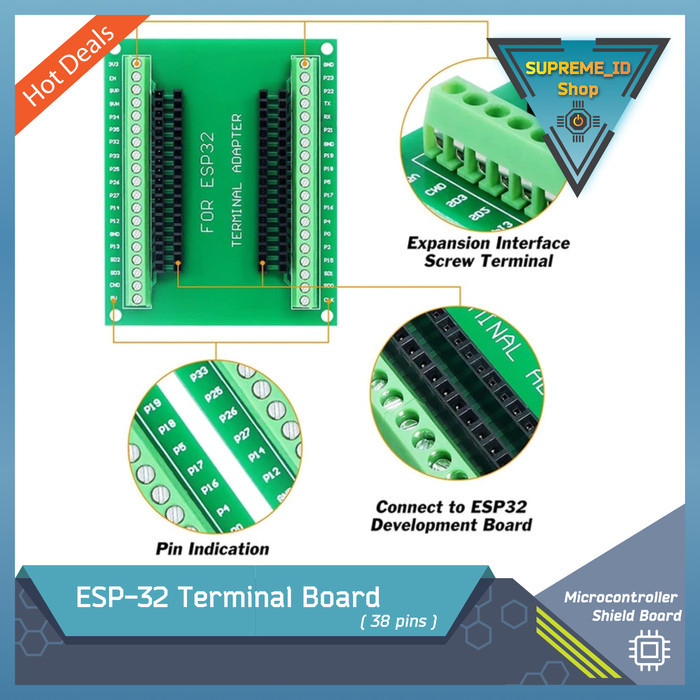 Jual DS99 ESP32 ESP-32 WROOM WIFI + BLE IoT Development Board (38Pin ...
