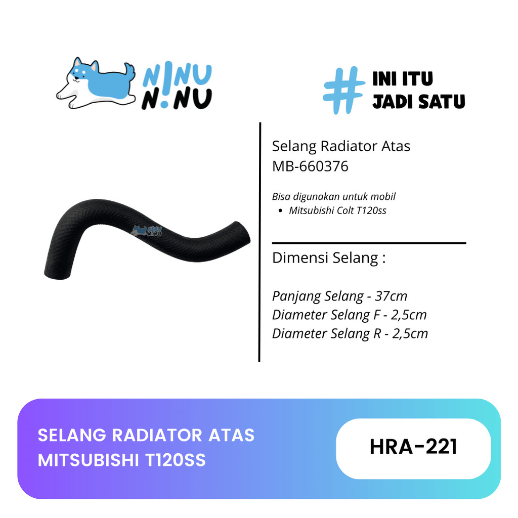 Jual Selang Radiator Atas Mitsubishi T120SS Injection | Shopee Indonesia