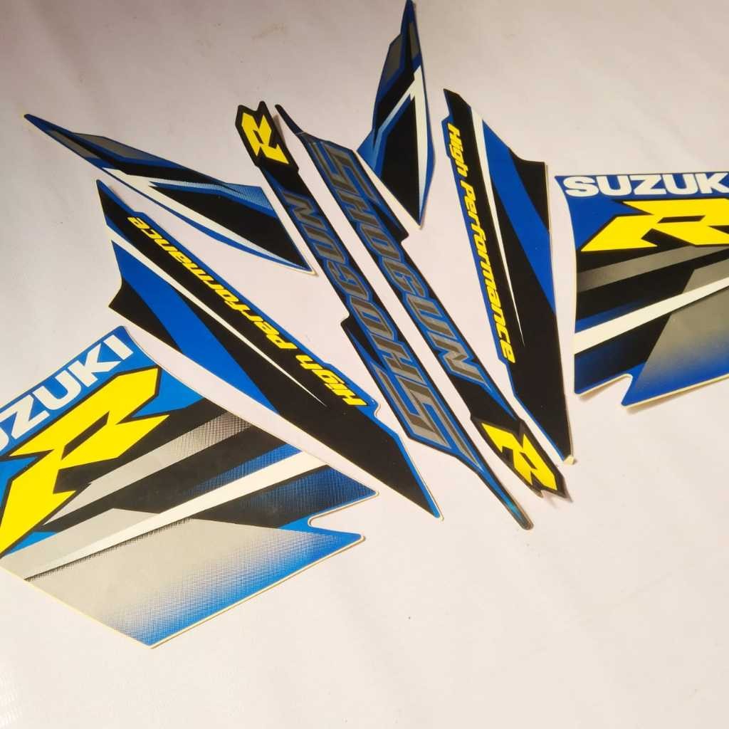 Jual NOS/STICKER STRIPING STIKER BODY MOTOR SHOGUN R ASLI ...