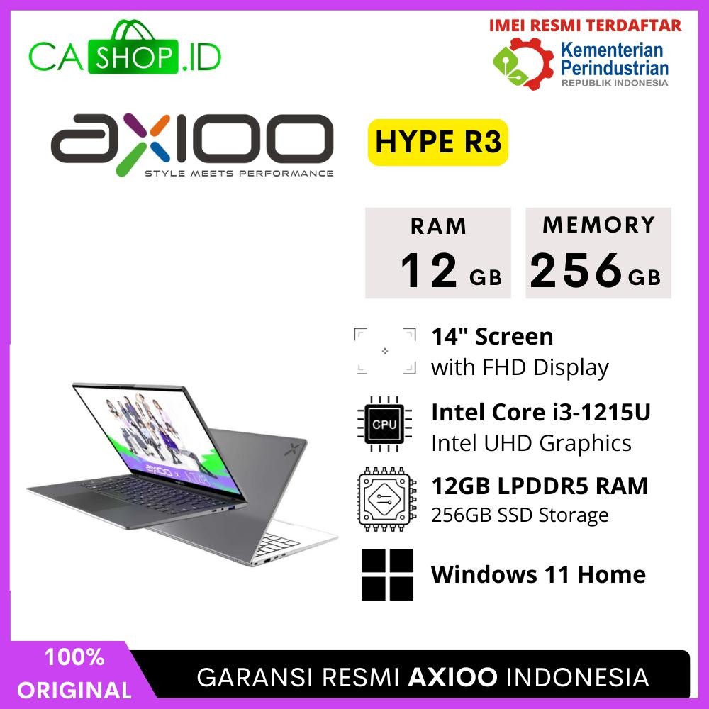 Jual Axioo Hype R3 RAM 12GB 256GB Notebook Intel Windows 11 New ...