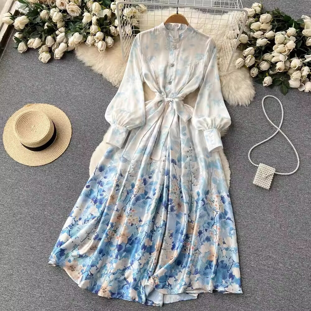 Jual Clearance | FADFAD Gaun Wanita Elegan | Dress Modis Lengan Panjang ...