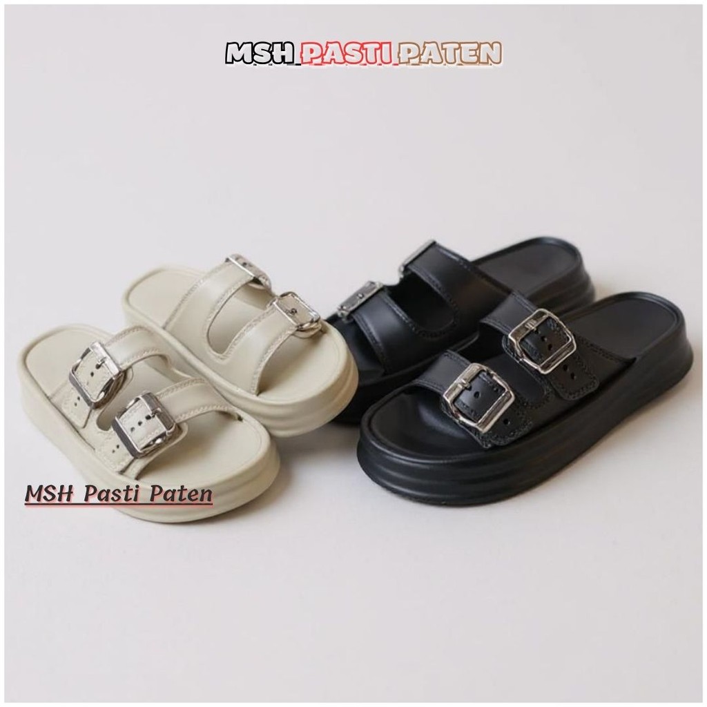 Jual MSH 2415 BAN 2 Sendal Gesper Tali 2 Wanita Dewasa Sendal Karet ...