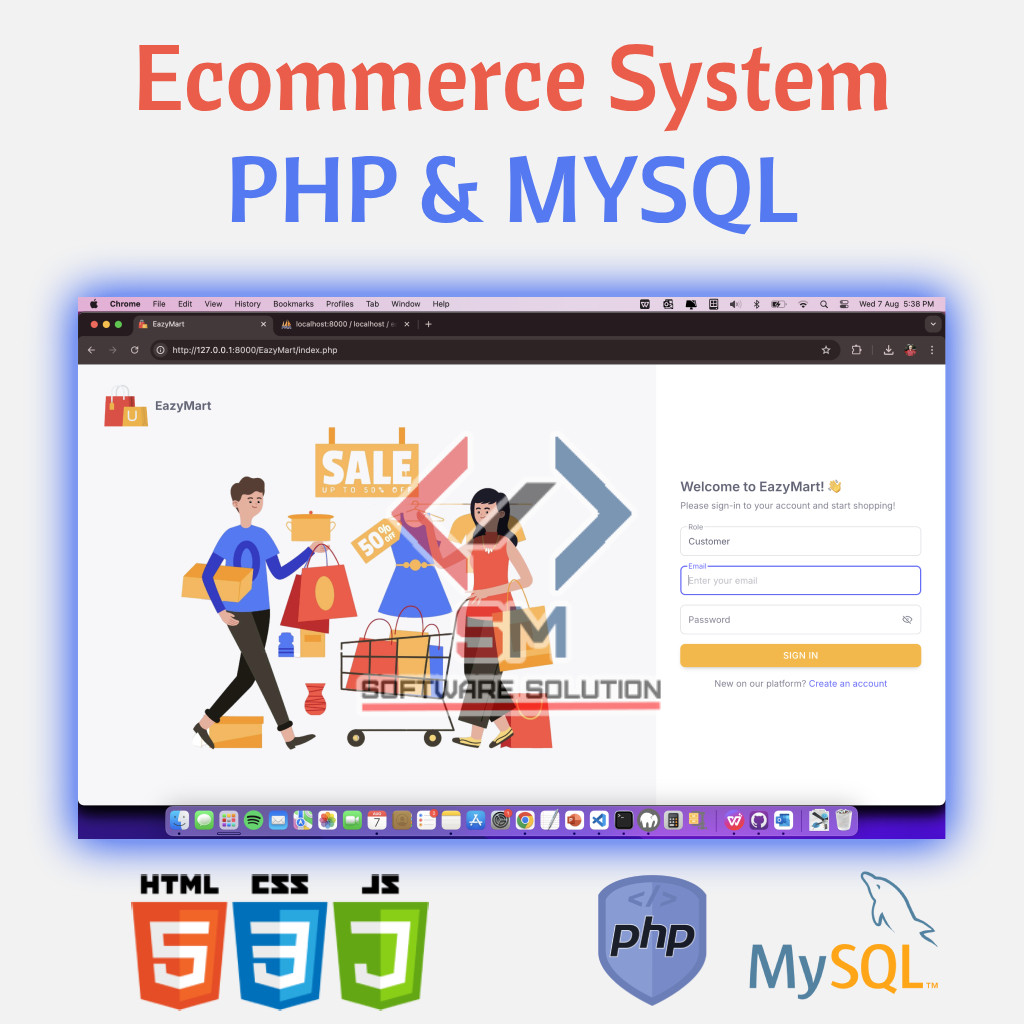 Jual Ecommerce System PHP & MYSQL (FYP) | Shopee Indonesia